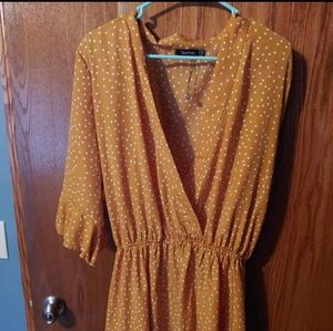 Yellow Polka Dot Dress